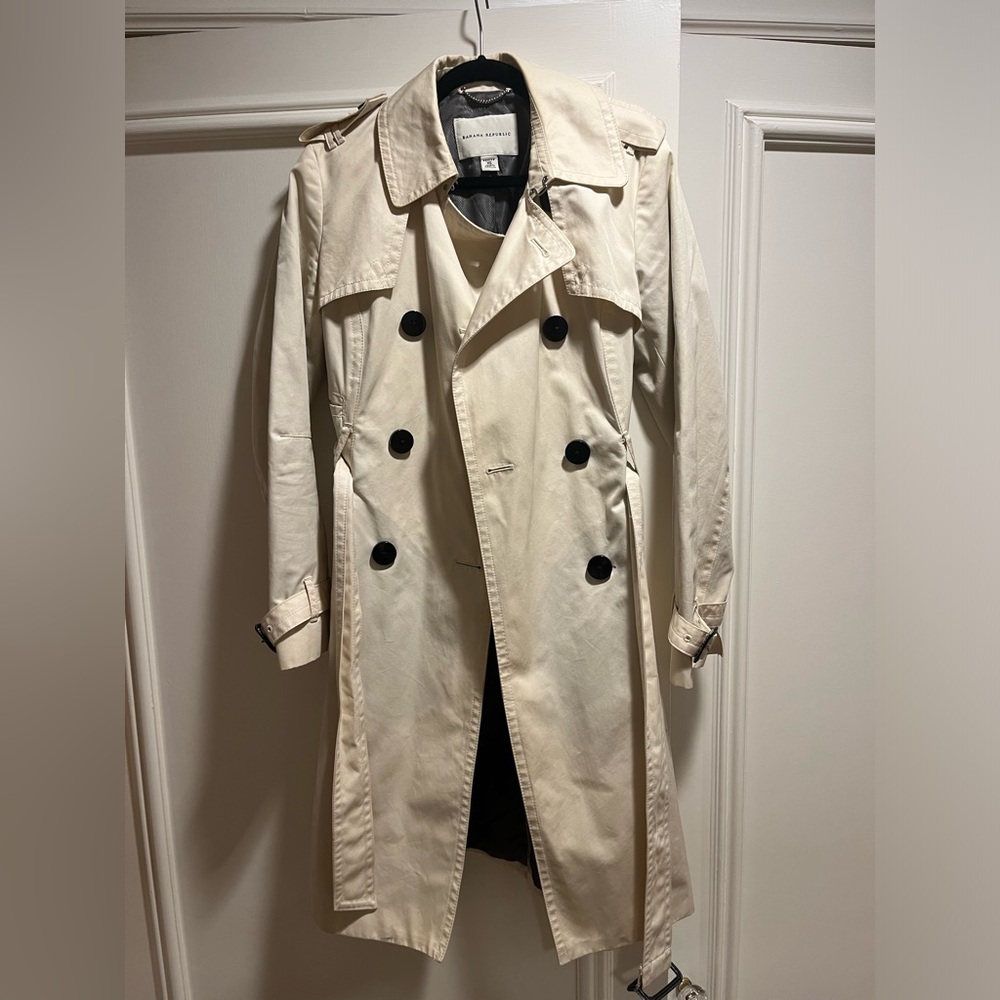 Banana Republic Trench Coat Petite XS